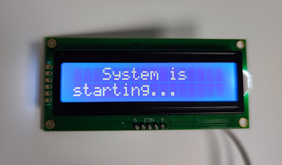 1U機箱RS232串行接口LCD1602液晶顯示屏