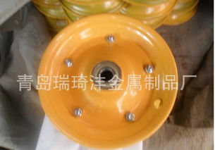 手推工具車橡膠輪 ,青島瑞琦灃金屬制品廠